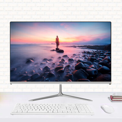 CUSTOM 19 / 22 / 24/ 27 inch Curved Flat All-In-One desktop computer AIO ultra-thin Intel i5 quad-core office learning home machine complete set
