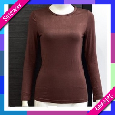 6-1[ Murah Sekali]High Quality -Lembut & Selesa -Baju Muslimah shirt shirts long sleeve round neck -- ( S - 6XL )