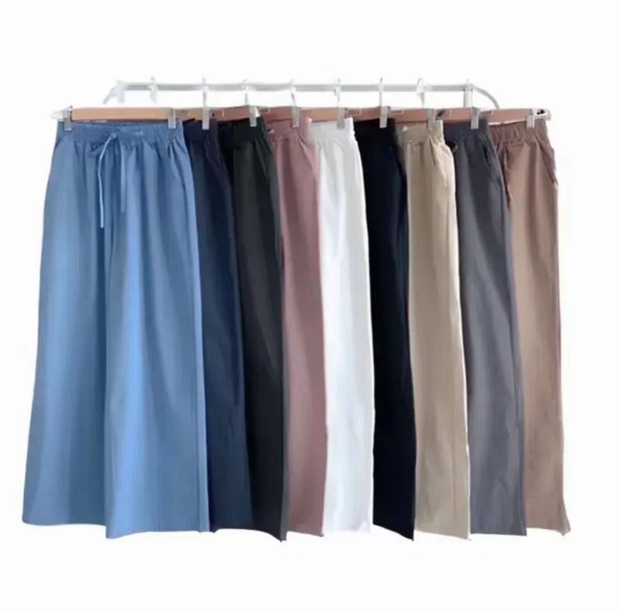 Womens High Quality Cotton Palazzo Pants  Size(S-3XL) Kain Soft Cotton Palazz0