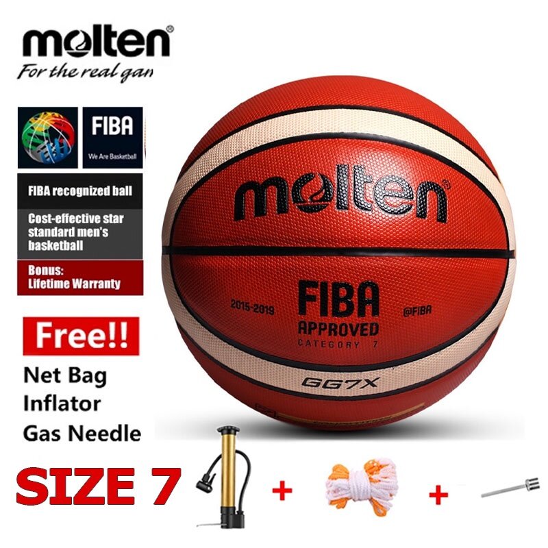 Basketball Ball GG7X Size 7 PU Leather Material Basketball Ball Indoor Outdoor Basketball