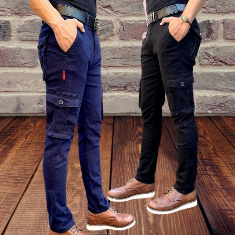 seluar cargo export quality six poket boleh pakai tali pingang/men tactical pant/multipocket work wear/seluar kerja/mens hiking pant