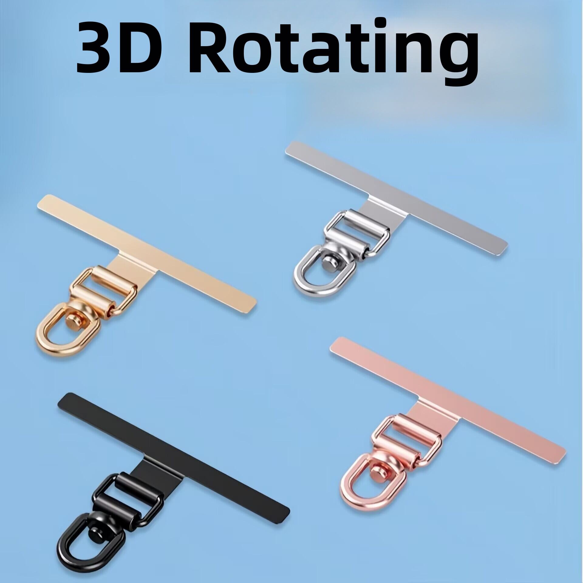 Ultra-Thin Metal Clip Mobile Phone 360 Rotation One-Row Connector Durable Phone Accessory Solid And Reliable Phone Charm