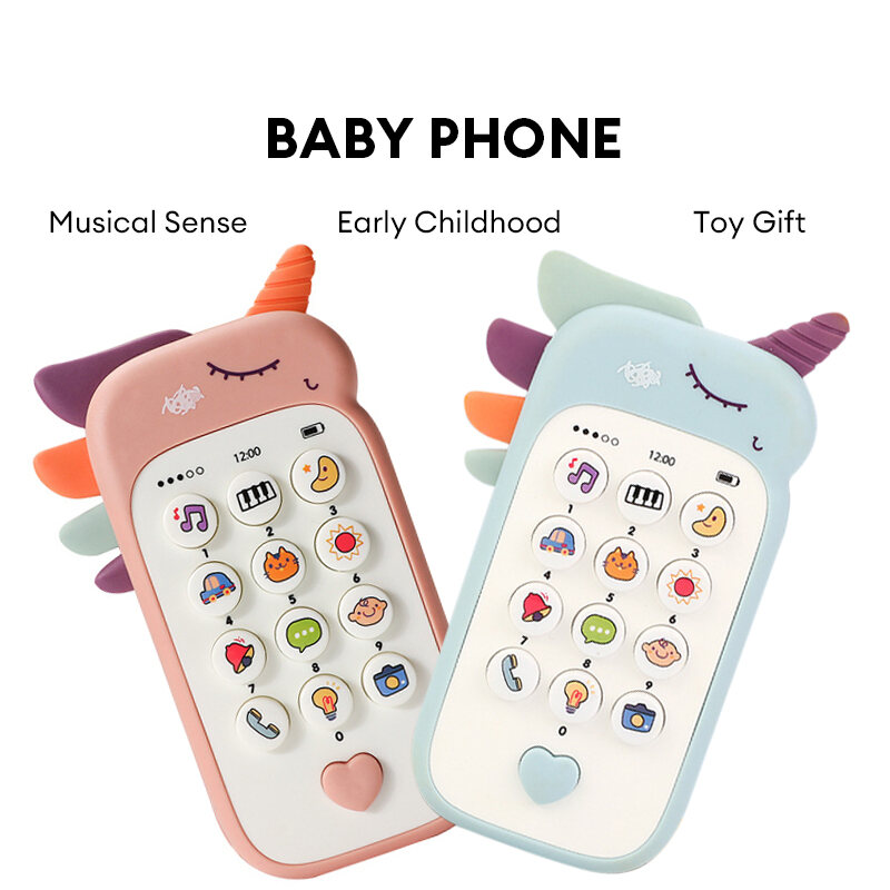 Children's Early Education Phone Toys, Children's Songs Music Phone Toys, Baby Sound Sleep Toys Boys And Girls Analog Phone Early Childhood Education Toys, Children Christmas Gifts