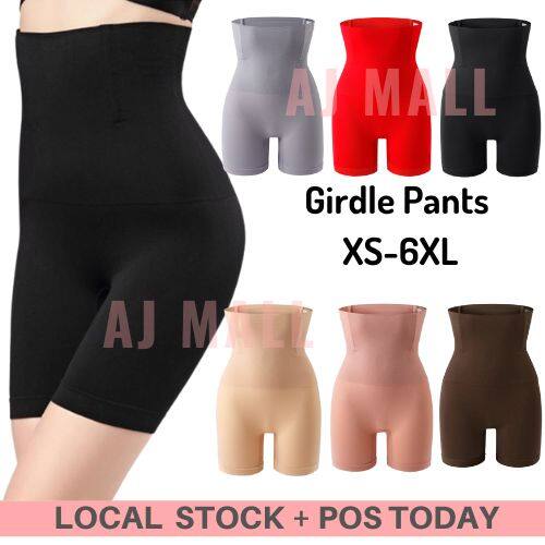 AJM [Size M - 4XL] High Waist Waist Trainer Tummy Control Butt Lifter Slimming Panties Corset Bengkung Long Shaper Shapewear Girdle