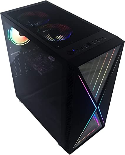 Gaming PC Desktop Computer by Alarco Intel i7 3.40GHz,16GB Ram,1TB Hard Drive,Windows 10 pro,WiFi Ready,Video Card Nvidia GTX 750 4GB, 3 RGB Fans with Remote