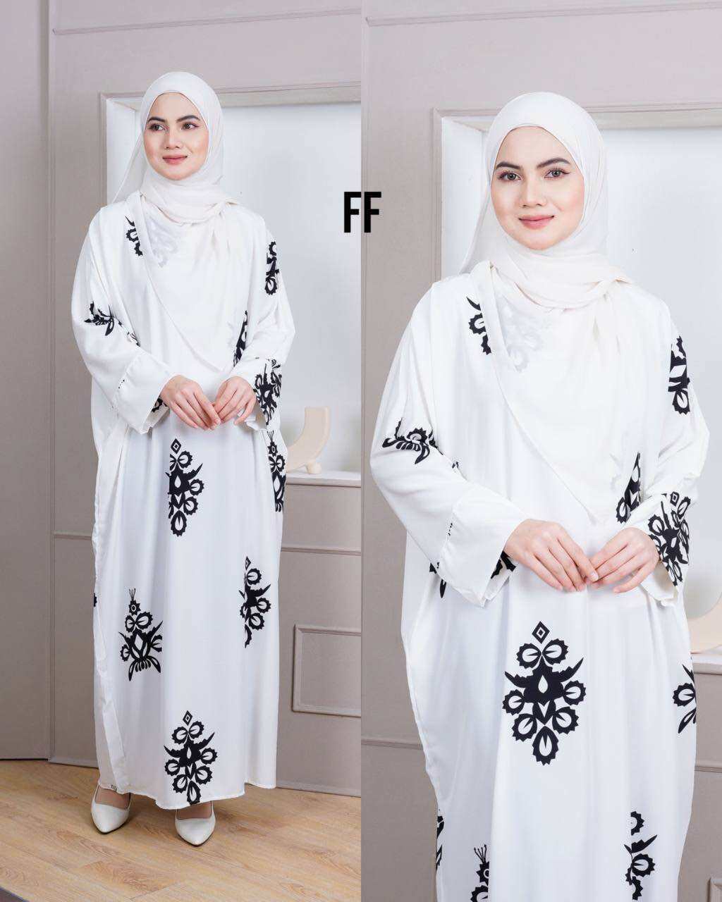 NEW DEALS KAFTAN JUWITA KAFTAN BERCORAK VIRAL FREESIZE FF