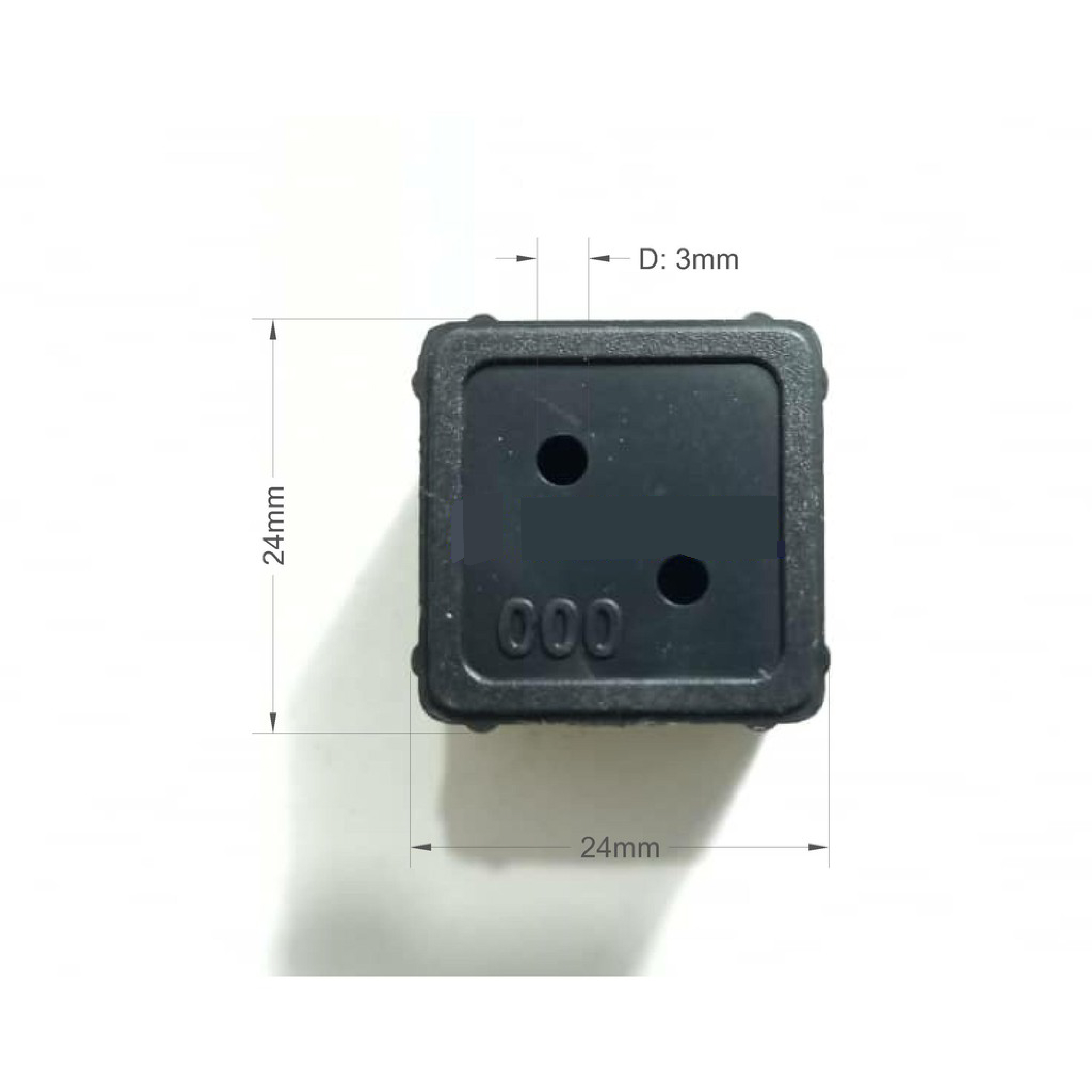 PVC Bracket Code: 000 - 1'' x 1'' Hollow Bracket DIY Home Improvement